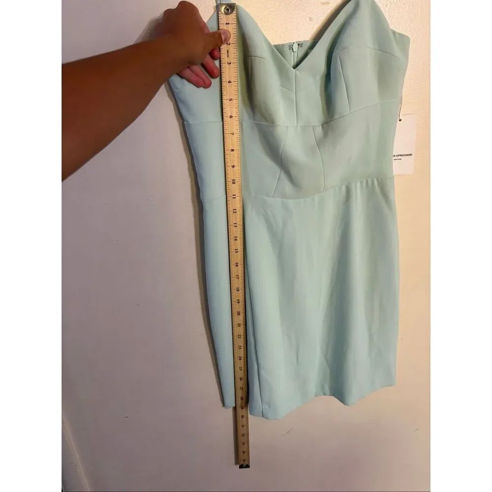 NWT Amanda Uprichard Taylor Chic Sweatheart Neckline Skort Romper Women's Large - Picture 5 of 10